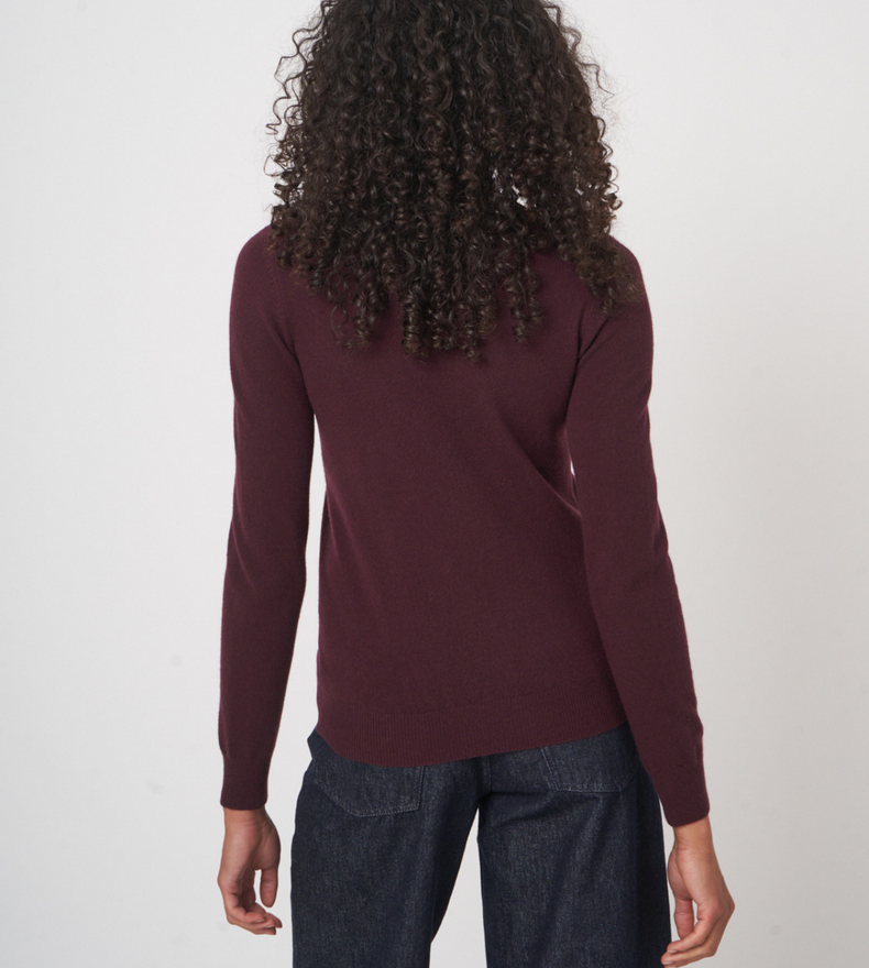 PULL COL V EN CACHEMIRE