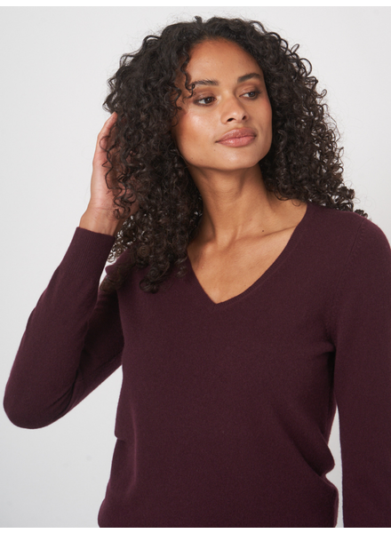 REPEAT V-NECK SWEATER