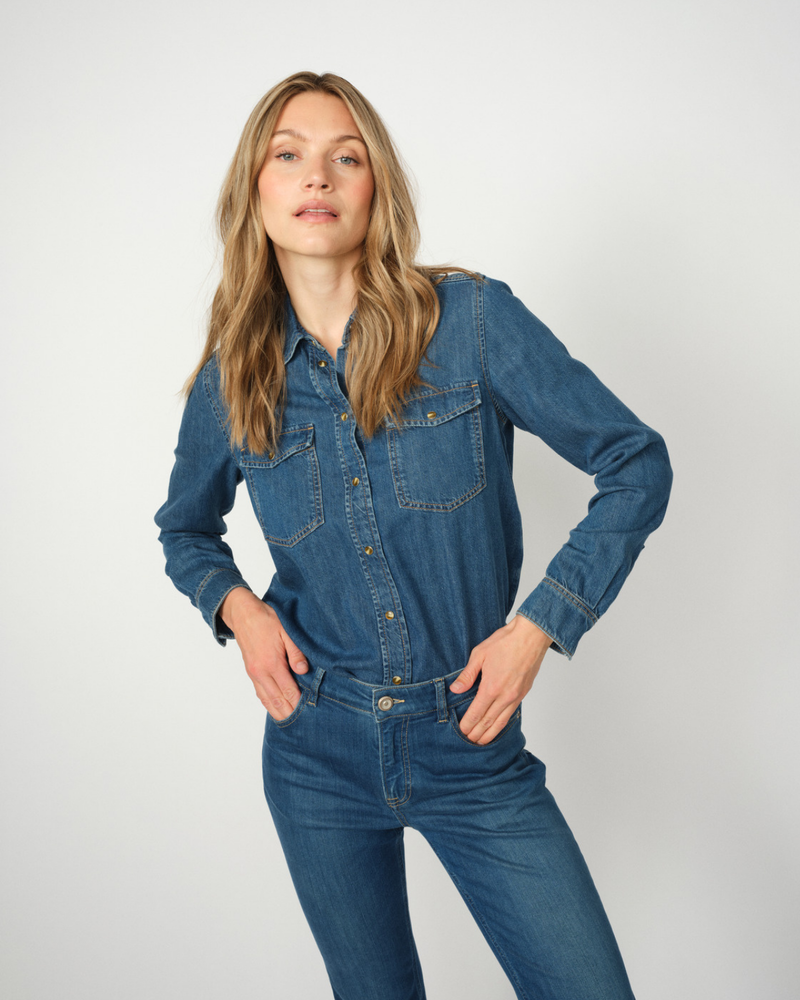 Mos Mosh MMNATALIE DENIM SHIRT