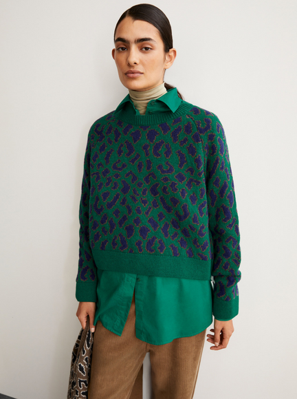 DILIRIAA LEOPAA KNIT