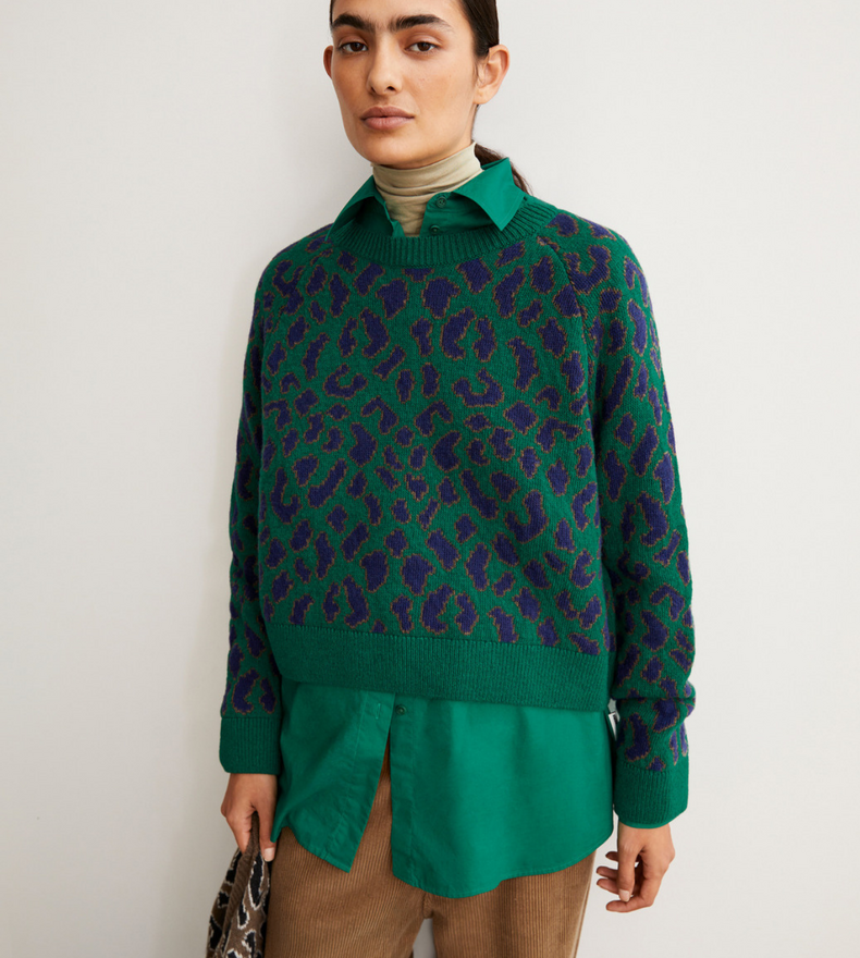 DILIRIAA LEOPAA KNIT