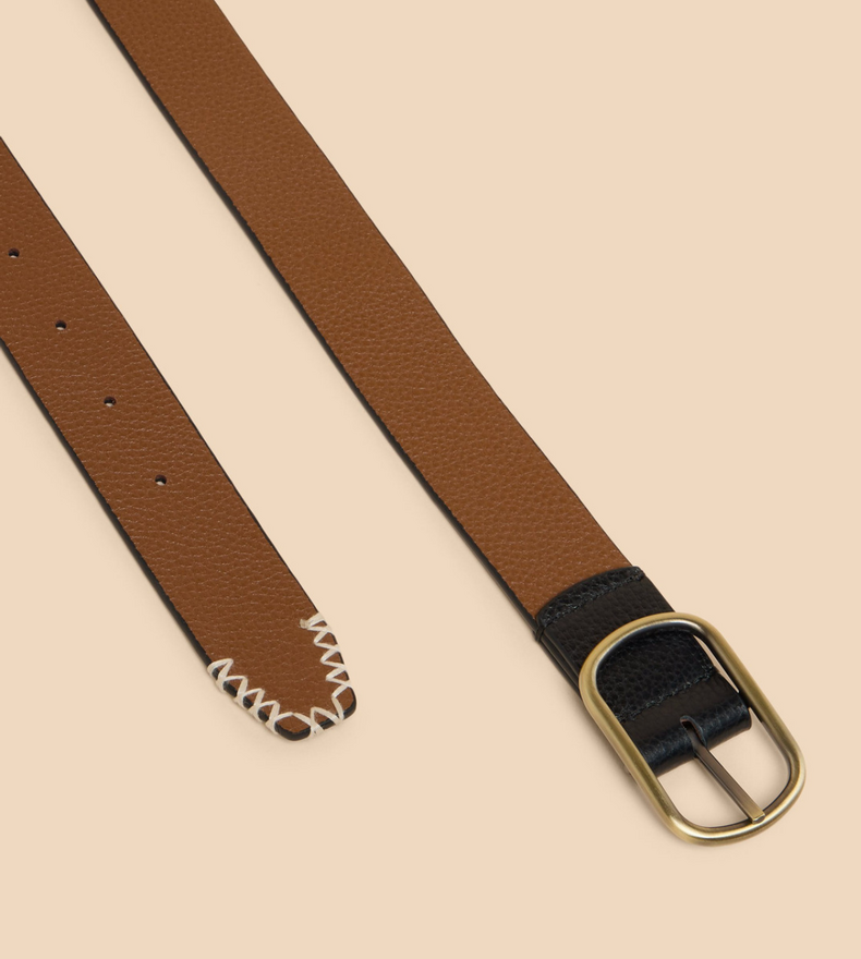 CEINTURE RÉVERSIBLE EN CUIR