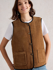 WHITE STUFF FEMME GILET RÉVERSIBLE EMMA
