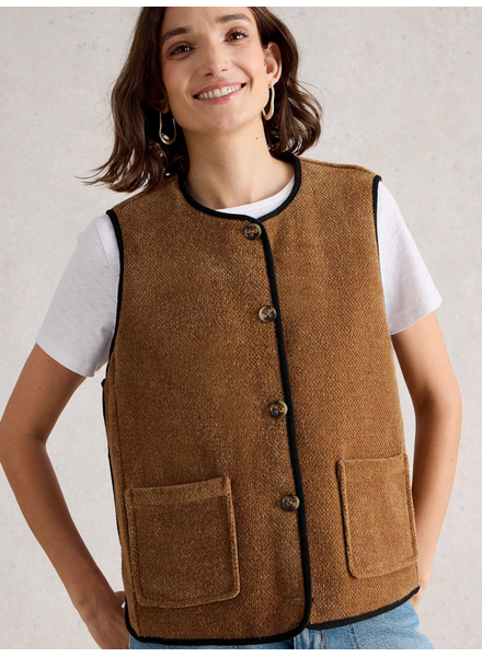 WHITE STUFF FEMME GILET RÉVERSIBLE EMMA