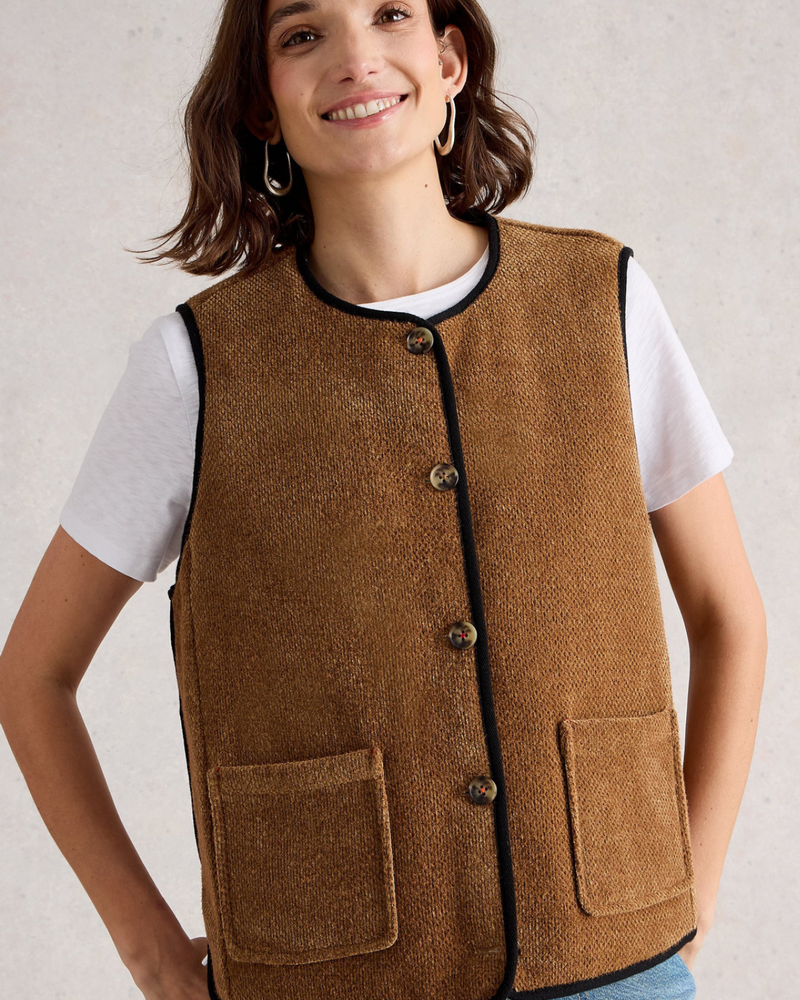 WHITE STUFF FEMME EMMA REVERSIBLE GILET