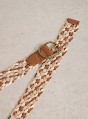 CEINTURE TRESSÉE EN CUIR