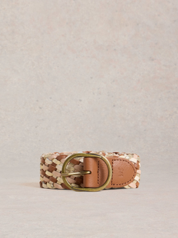 LEATHER WEAVE BELT