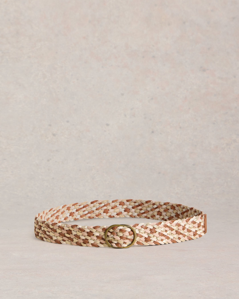 WHITE STUFF FEMME CEINTURE TRESSÉE EN CUIR