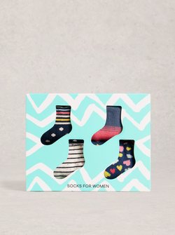 HEART STRIPE SOCKS
