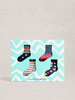 WHITE STUFF FEMME HEART STRIPE SOCKS
