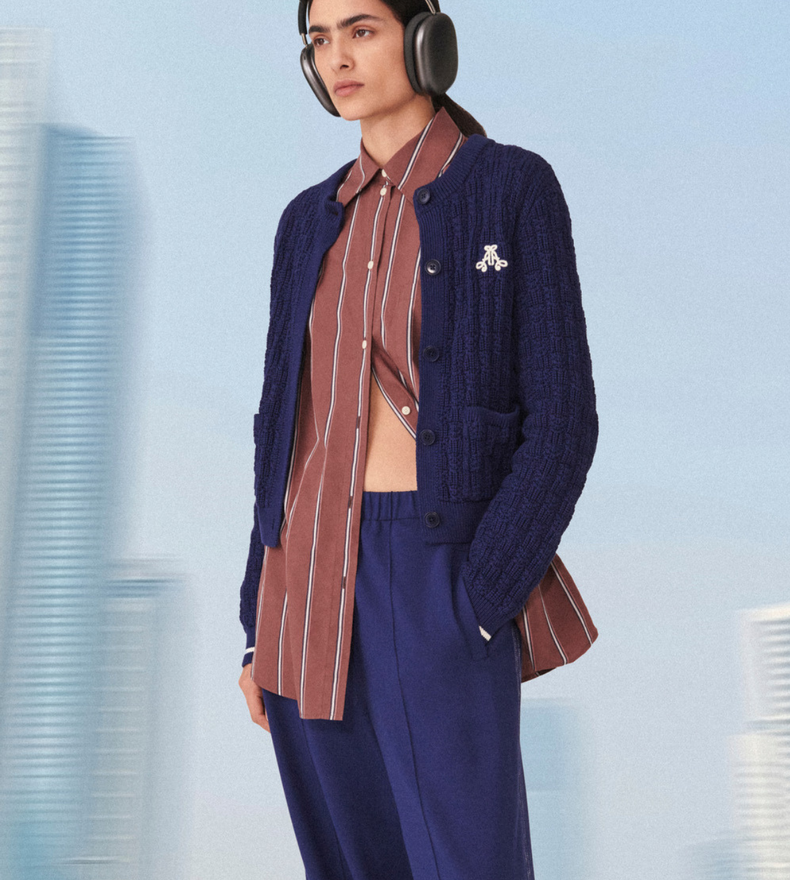 HALIAA STRIPED BLOUSE