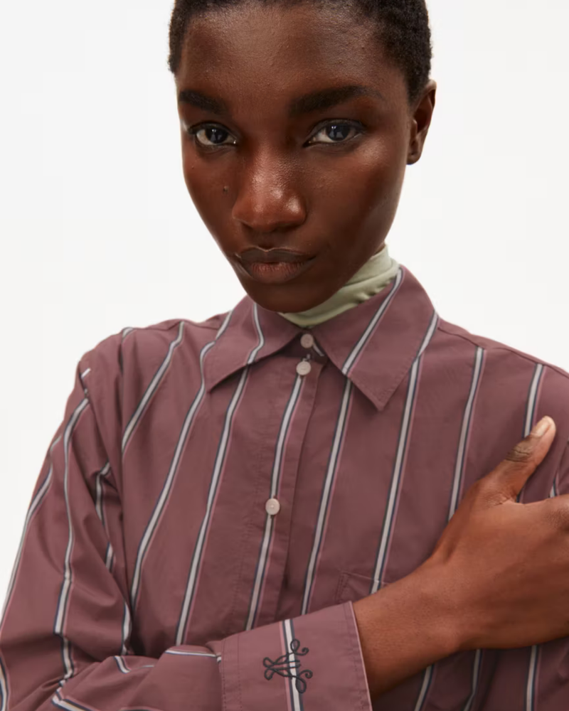 ARMED ANGELS FEMME HALIAA STRIPED BLOUSE