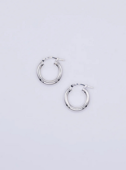 SMALL ARGENTO HOOPS