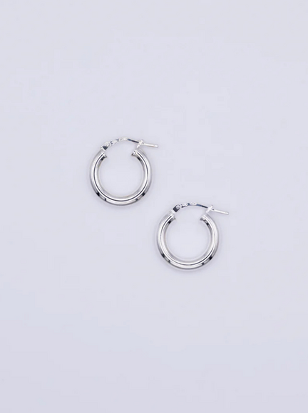 SMALL ARGENTO HOOPS