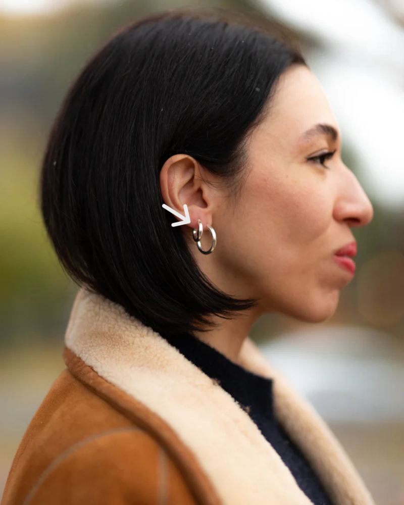 SMALL ARGENTO HOOPS