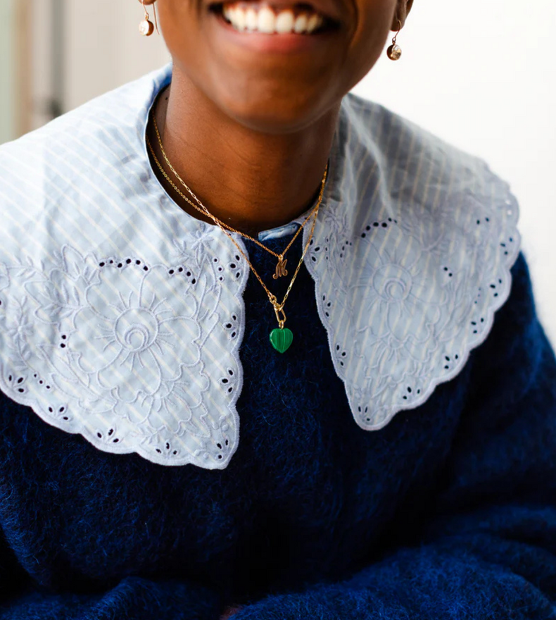 PENDENTIF COEUR MALACHITE