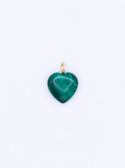 PENDENTIF COEUR MALACHITE