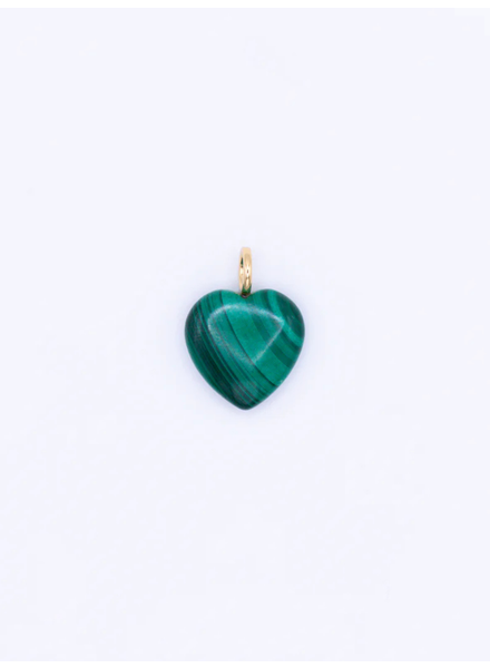 MALACHITE HEART PENDANT