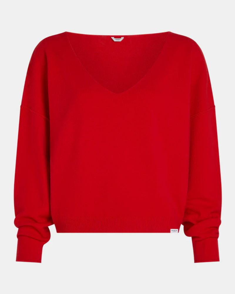 PENN & INK V-NECK JUMPER