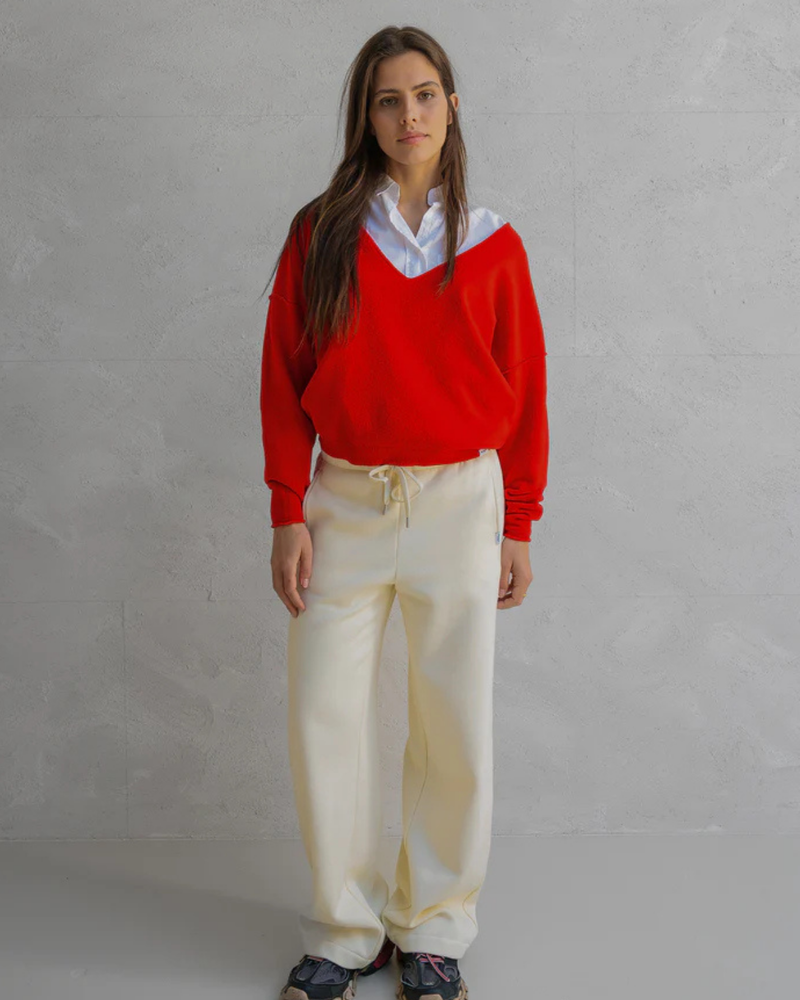 PENN & INK V-NECK JUMPER