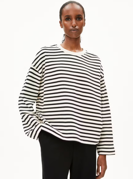 FRANKAA STRIPE SWEATSHIRT