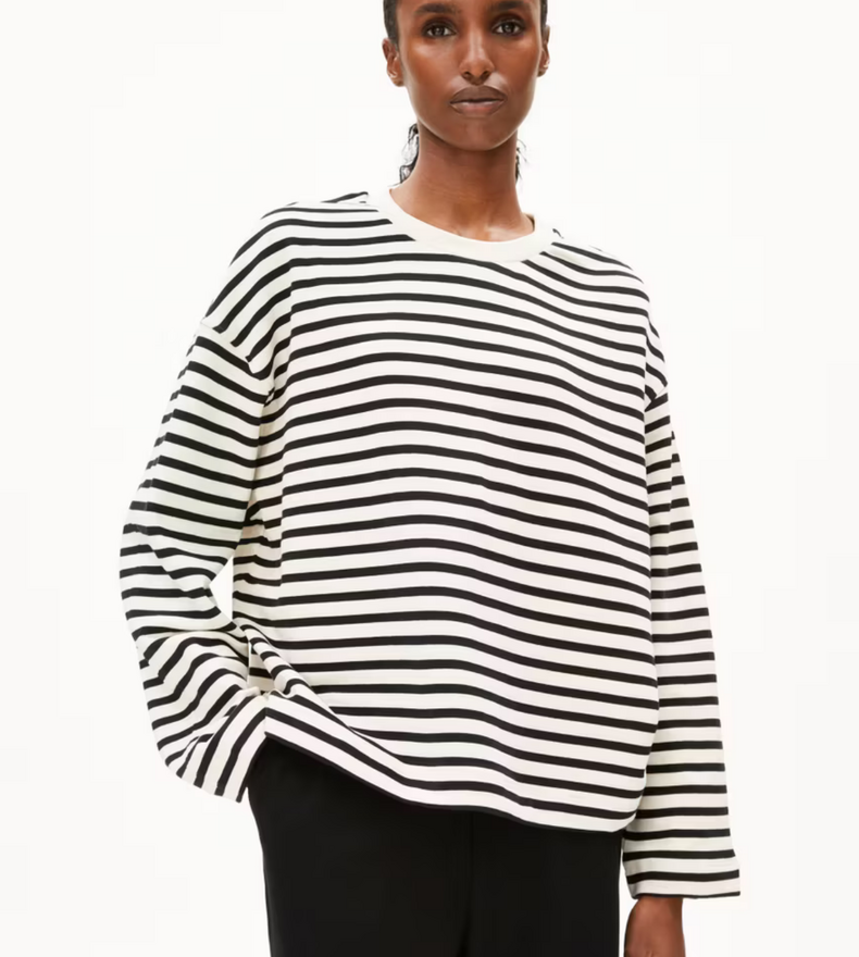 FRANKAA STRIPE SWEATSHIRT