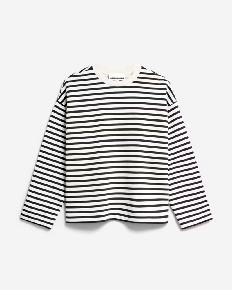 ARMED ANGELS FEMME FRANKAA STRIPE SWEATSHIRT