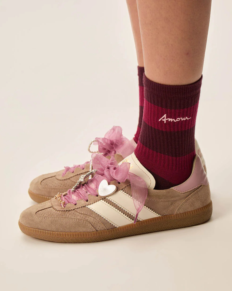 DES PETITS HAUTS CHAUSETTES PRUNE