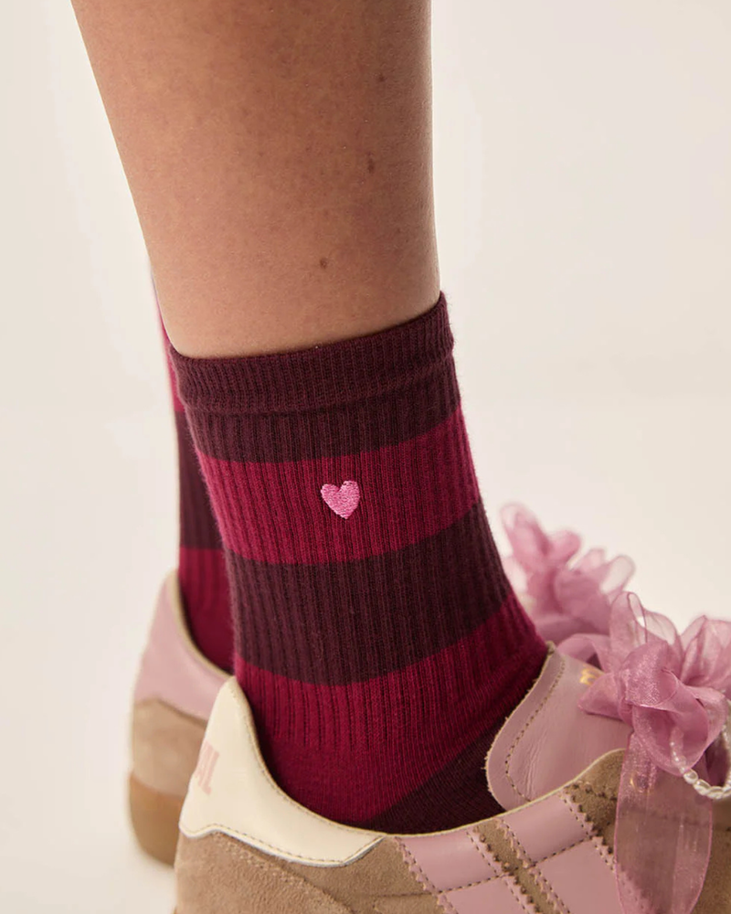 DES PETITS HAUTS CHAUSETTES PRUNE