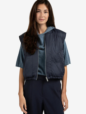 YAYA NYLON REVERSIBLE VEST