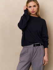 YAYA ROUND NECKLINE SWEATER