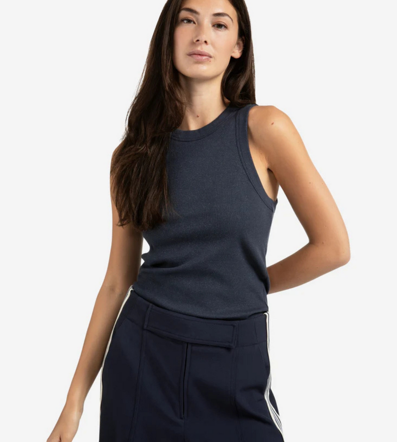SHIMMER RIB SINGLET