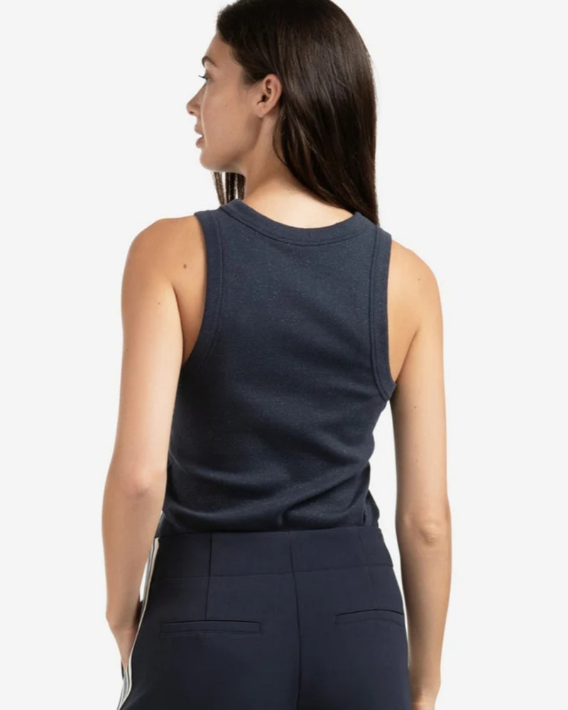 YAYA SHIMMER RIB SINGLET