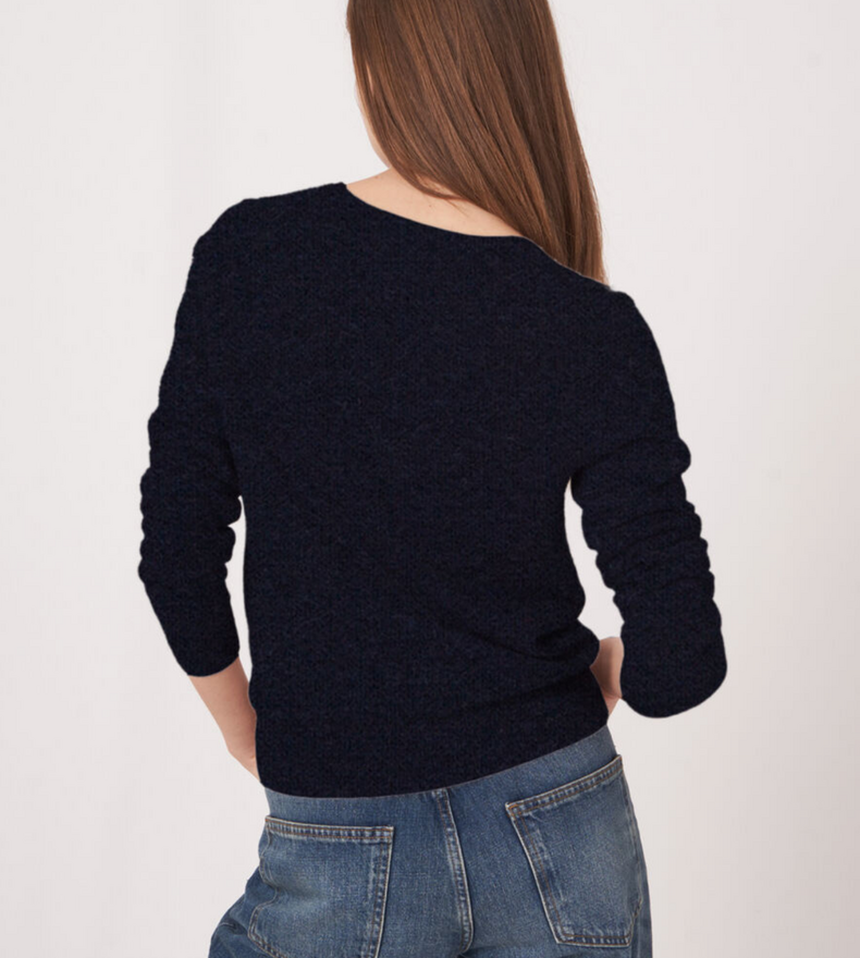 PULL COL V EN CACHEMIRE