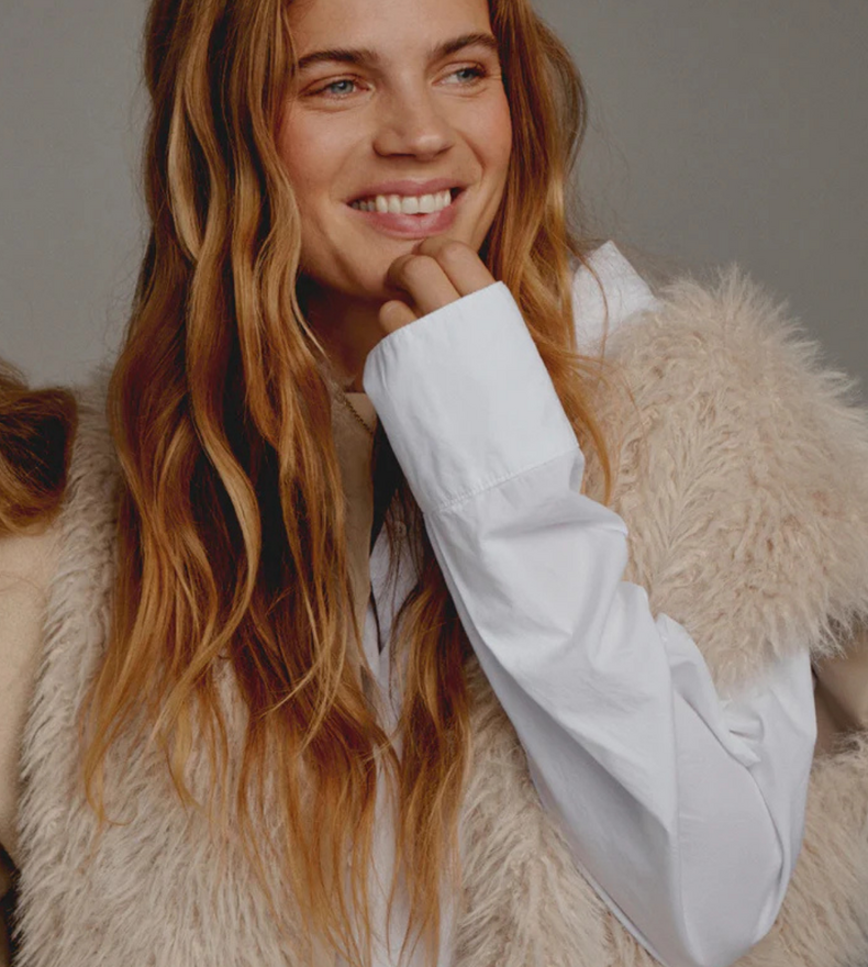 GILET FAUSSE FOURRURE