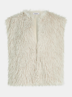 FAUX FUR WAISTCOAT