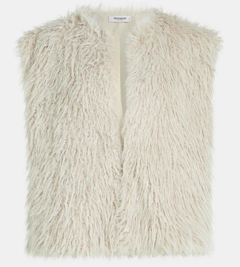 FAUX FUR WAISTCOAT