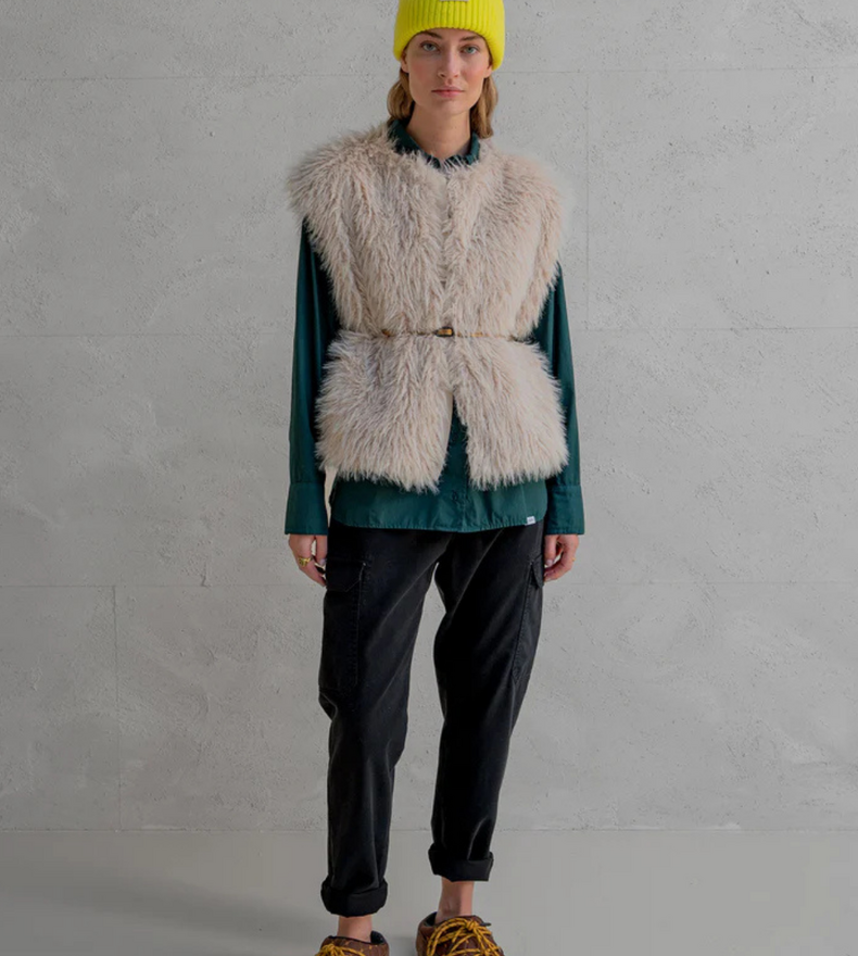 GILET FAUSSE FOURRURE