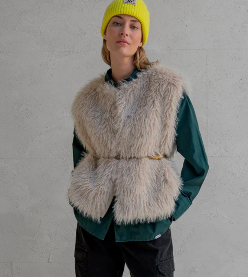 GILET FAUSSE FOURRURE