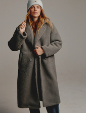 PENN & INK MANTEAU EN PELUCHE