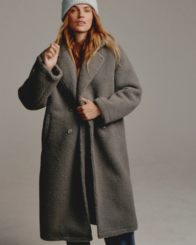 PENN & INK MANTEAU EN PELUCHE