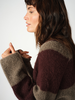 Mos Mosh MMTACI STRIPE LS V-NECK KNIT