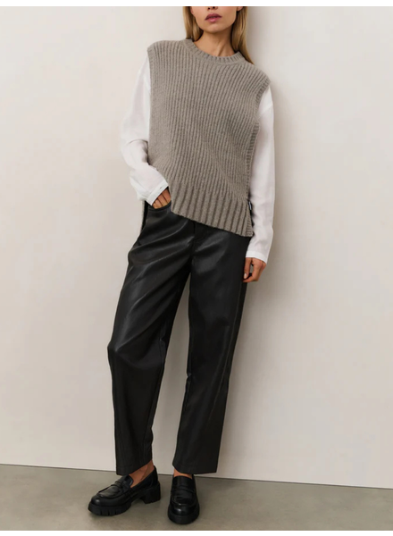 YAYA FAUX LEATHER TROUSER