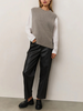 YAYA FAUX LEATHER TROUSER