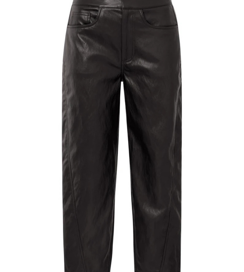 FAUX LEATHER TROUSER