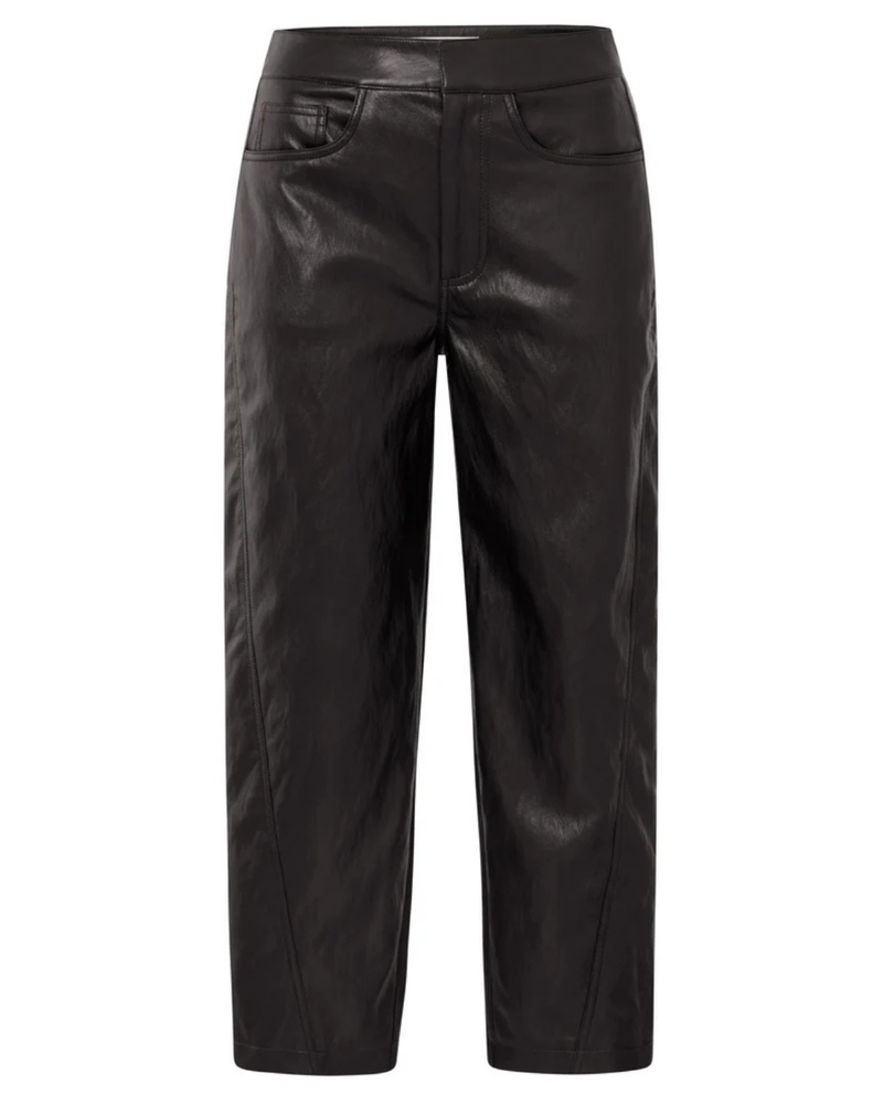 YAYA FAUX LEATHER TROUSER