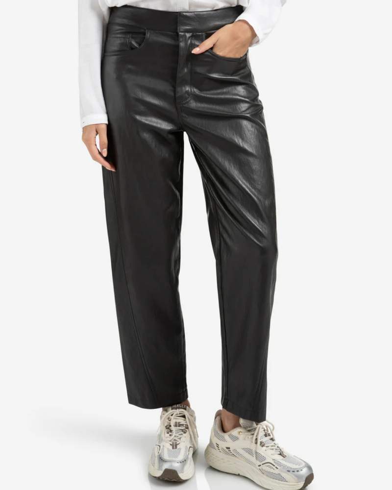 YAYA FAUX LEATHER TROUSER