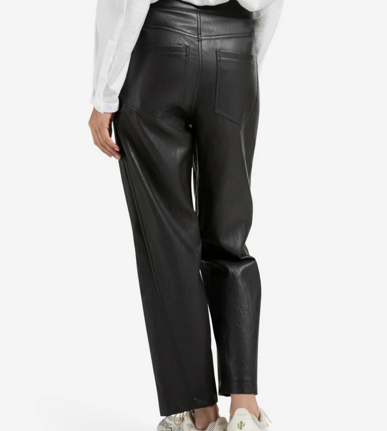 FAUX LEATHER TROUSER