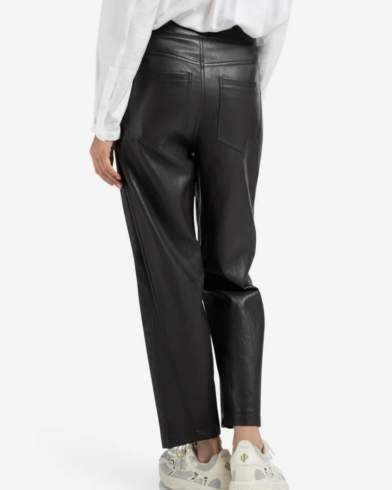 YAYA FAUX LEATHER TROUSER