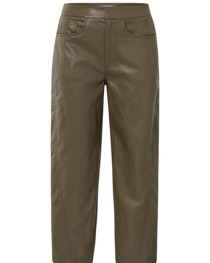 YAYA FAUX LEATHER TROUSER